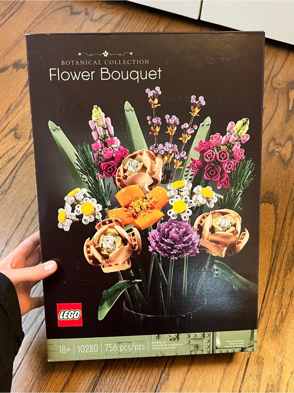 Lego Botantical Collection Flower Bouquet in Orange, Pink, Purple, and White